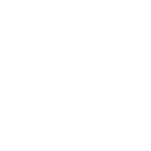 This image features the Valley Peak Marketing logo in the color white. Showing five mountain peaks with a valley flowing between them. It subtly resembes a flower blossoming as well to symbolize "growth".